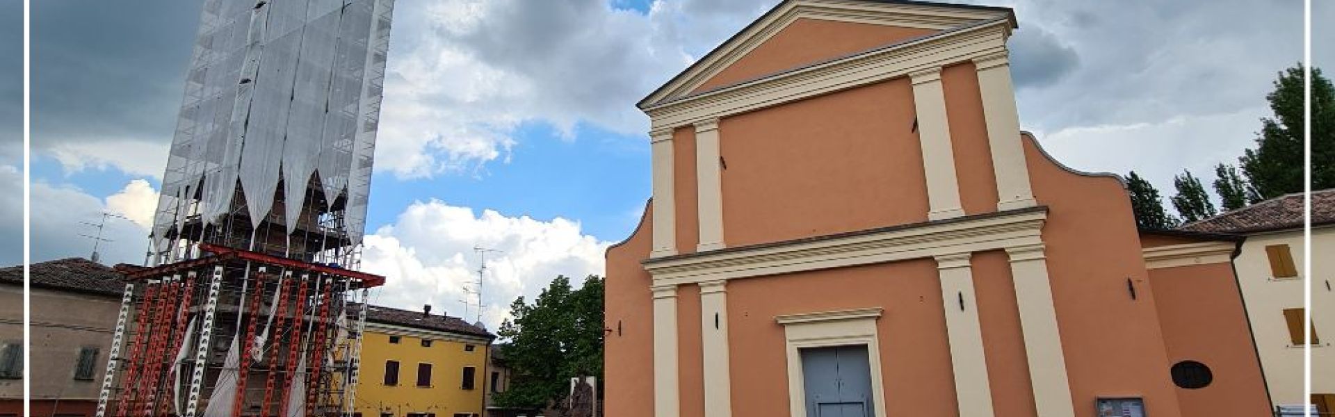 Ripristino Strutturale del Campanile della chiesa di Reno Centese a Ferrara